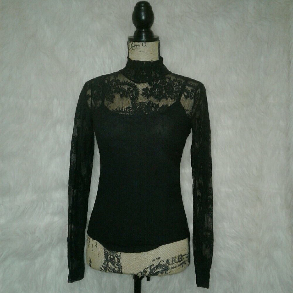 🎃SALE🎃 Paisley Long Sleeve Sheer Top